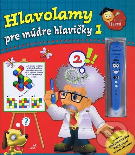 Kniha: Profesor Vševed: Hlavolamy pre múdre hlavičky 1 (Vakát). Vakát, 2012 Kniha: Profesor Vševed: Hlavolamy pre múdre hlavičky 1 (Vakát). Vakát, 2012