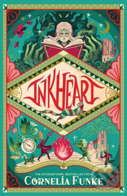 Kniha: Inkheart (Cornelia Funke). Chicken House, 2020 Kniha: Inkheart (Cornelia Funke). Chicken House, 2020
