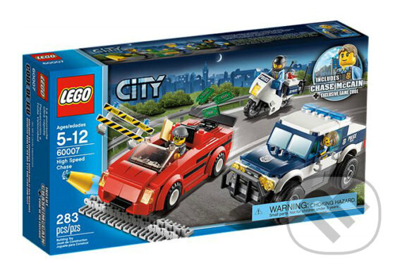 LEGO City 60007 Policajná naháňačka, LEGO, 2013