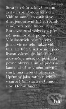 Kniha: Milostné básně (Petr Borkovec). Fra, 2013 Kniha: Milostné básně (Petr Borkovec). Fra, 2013