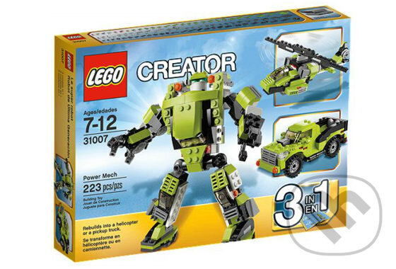 LEGO CREATOR 31007 - Mechanický robot, LEGO, 2013