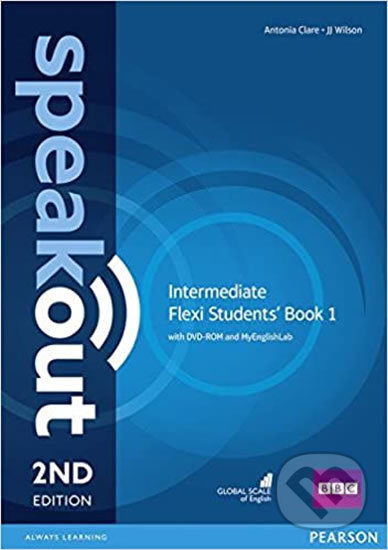 Kniha: Speakout Intermediate Flexi 1: Coursebook w/ MyEnglishLab, 2nd Edition (Antonia Clare a J.J. Wilson). Pearson, 2016 Kniha: Speakout Intermediate Flexi 1: Coursebook w/ MyEnglishLab, 2nd Edition (Antonia Clare a J.J. Wilson). Pearson, 2016