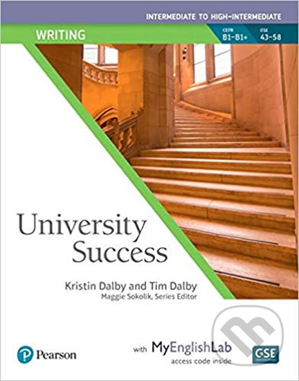 Kniha: University Success Intermediate: Writing Students´ Book w/ MyEnglishLab (Pearson). Pearson, 2017 Kniha: University Success Intermediate: Writing Students´ Book w/ MyEnglishLab (Pearson). Pearson, 2017