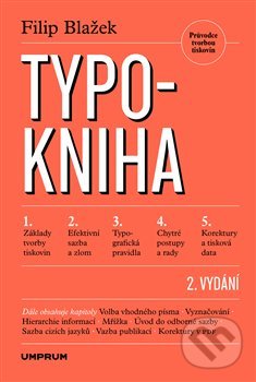 Kniha: Typokniha (Filip Blažek). UMPRUM, 2022 Kniha: Typokniha (Filip Blažek). UMPRUM, 2022