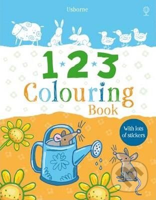 Kniha: 123 Colouring Book (Stacey Lamb). Usborne, 2014 Kniha: 123 Colouring Book (Stacey Lamb). Usborne, 2014