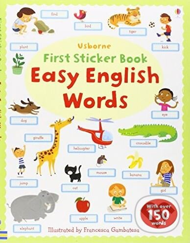 Kniha: Easy English Words (Felicity Brooks a Francesca Gambatesa). Usborne, 2012 Kniha: Easy English Words (Felicity Brooks a Francesca Gambatesa). Usborne, 2012