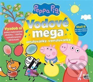 Kniha: Vodové mega omalovánky: Peppa Pig (Jiří Models). Jiří Models, 2022 Kniha: Vodové mega omalovánky: Peppa Pig (Jiří Models). Jiří Models, 2022