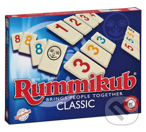 Společenská hra: Rummikub (Ephraim Hertzano). Piatnik, 2012 Společenská hra: Rummikub (Ephraim Hertzano). Piatnik, 2012