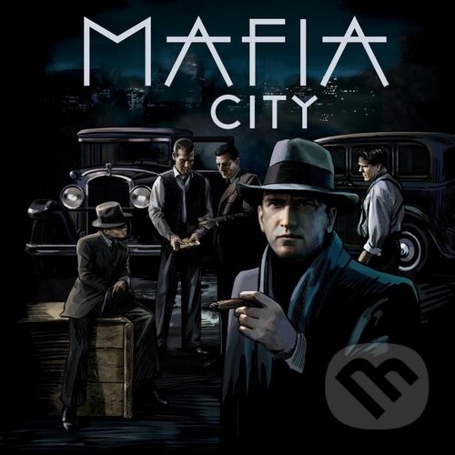Spoločenská hra: Mafia City (Petr Bělík). Stragoo Games, 2013 Spoločenská hra: Mafia City (Petr Bělík). Stragoo Games, 2013