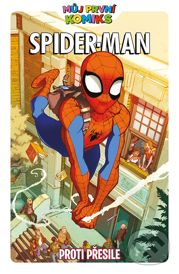 Kniha: Spider-Man - Proti přesile (Erica Davidová, Jeff Parker a Kitty Frossová). Crew, 2022 Kniha: Spider-Man - Proti přesile (Erica Davidová, Jeff Parker a Kitty Frossová). Crew, 2022