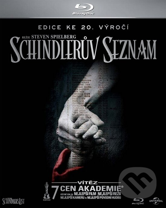 Film: Schindlerův seznam (Steven Spielberg) (Blu-ray). Bonton Film, 2013 Film: Schindlerův seznam (Steven Spielberg) (Blu-ray). Bonton Film, 2013