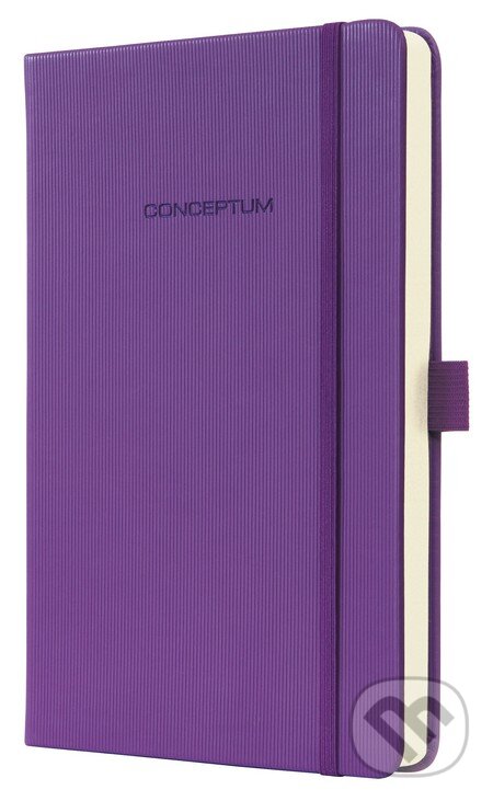Zápisník CONCEPTUM® design - fialový (A5, linajkový), Sigel, 2013