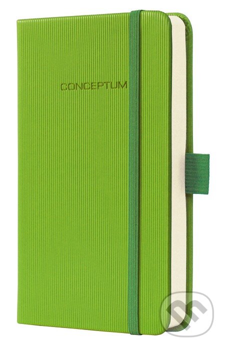 Zápisník CONCEPTUM® design – zelená (A6, linajkový), Sigel, 2013