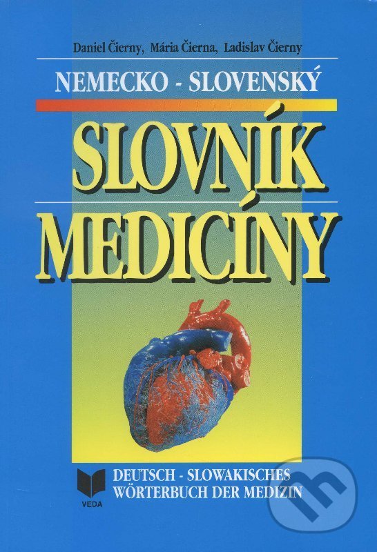 Kniha: Nemecko-slovenský slovník medicíny (Daniel Čierny). VEDA, 1998 Kniha: Nemecko-slovenský slovník medicíny (Daniel Čierny). VEDA, 1998