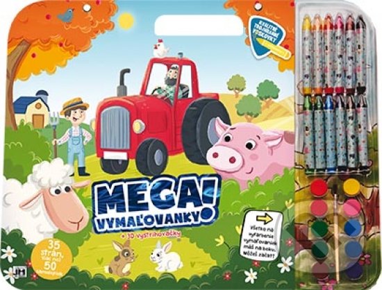 Kniha: Mega vymaľovanky! Farma (Jiří Models). Jiří Models, 2020 Kniha: Mega vymaľovanky! Farma (Jiří Models). Jiří Models, 2020