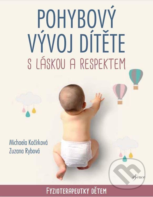Kniha: Pohybový vývoj dítěte s láskou a respektem (Michaela Kačírková a Zuzana Rybová). Esence, 2022 Kniha: Pohybový vývoj dítěte s láskou a respektem (Michaela Kačírková a Zuzana Rybová). Esence, 2022