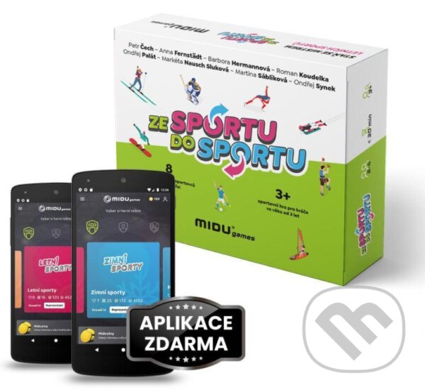 Společenská hra: Ze sportu do sportu (MIDU Games). MIDU Games, 2022 Společenská hra: Ze sportu do sportu (MIDU Games). MIDU Games, 2022