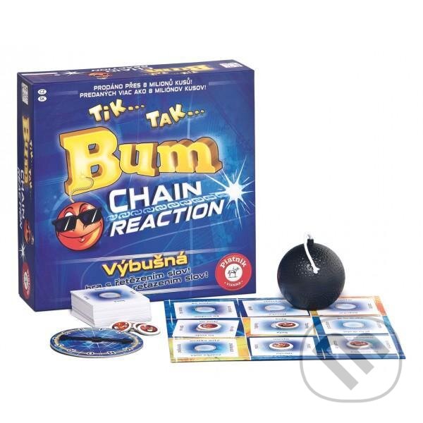 Společenská hra: Tik Tak Bum Chain Reaction CZ (Piatnik). Piatnik, 2022 Společenská hra: Tik Tak Bum Chain Reaction CZ (Piatnik). Piatnik, 2022