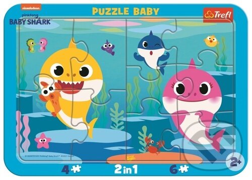 Baby Shark: Šťastní žraloci 2v1, Trefl, 2022