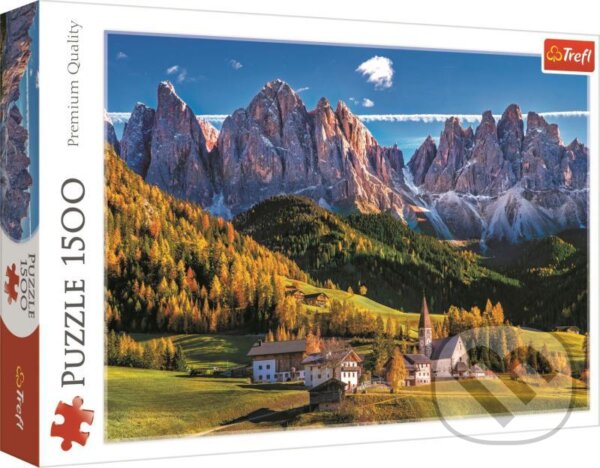 Puzzle: Údolí Val di Funes, Dolomity (Trefl). Trefl, 2022 Puzzle: Údolí Val di Funes, Dolomity (Trefl). Trefl, 2022