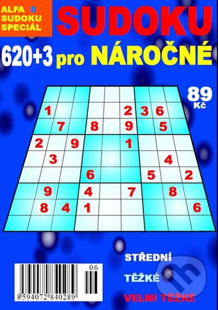 Kniha: 620+3 sudoku pro náročné (Alfasoft). Alfasoft, 2013 Kniha: 620+3 sudoku pro náročné (Alfasoft). Alfasoft, 2013