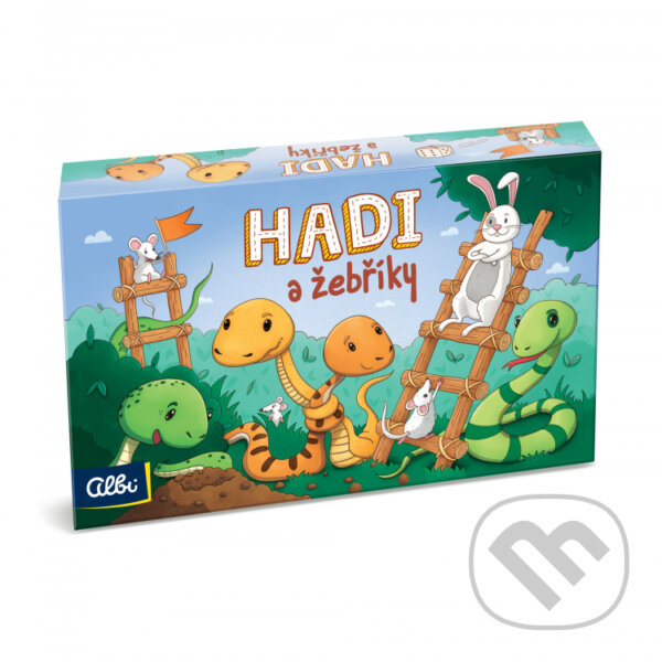 Společenská hra: Hadi a žebříky dětské (Zvířátka) (Albi). Albi, 2022 Společenská hra: Hadi a žebříky dětské (Zvířátka) (Albi). Albi, 2022