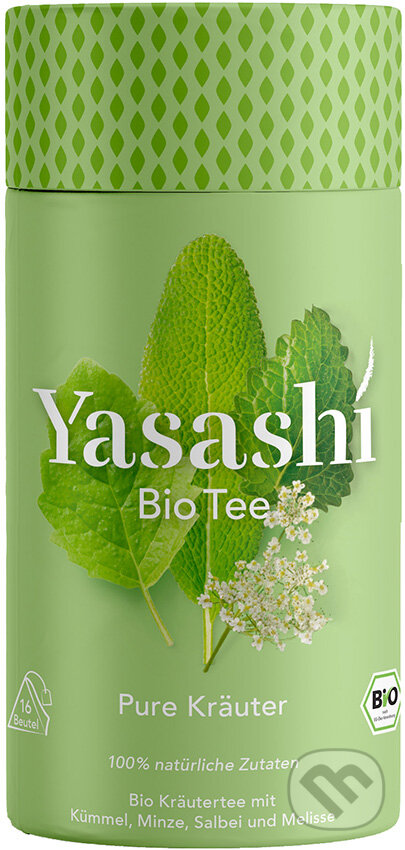 Kávy a čaje: Yasashi BIO Pure Herbs (Yasashi). Yasashi, 2022 Kávy a čaje: Yasashi BIO Pure Herbs (Yasashi). Yasashi, 2022