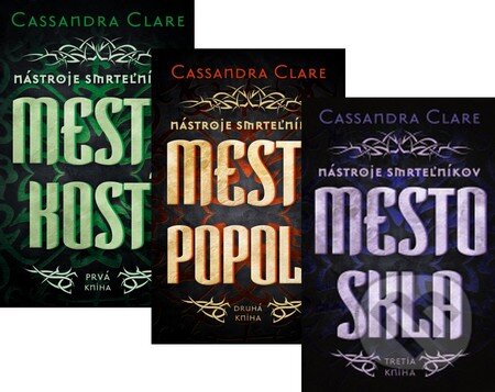 Kniha: Nástroje smrteľníkov I. (komplet prvých troch dielov) (Cassandra Clare). Slovart, 2013 Kniha: Nástroje smrteľníkov I. (komplet prvých troch dielov) (Cassandra Clare). Slovart, 2013