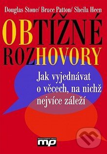 Kniha: Obtížné rozhovory (Bruce Patton, Douglas Stone a Sheila Heen). Management Press, 2013 Kniha: Obtížné rozhovory (Bruce Patton, Douglas Stone a Sheila Heen). Management Press, 2013
