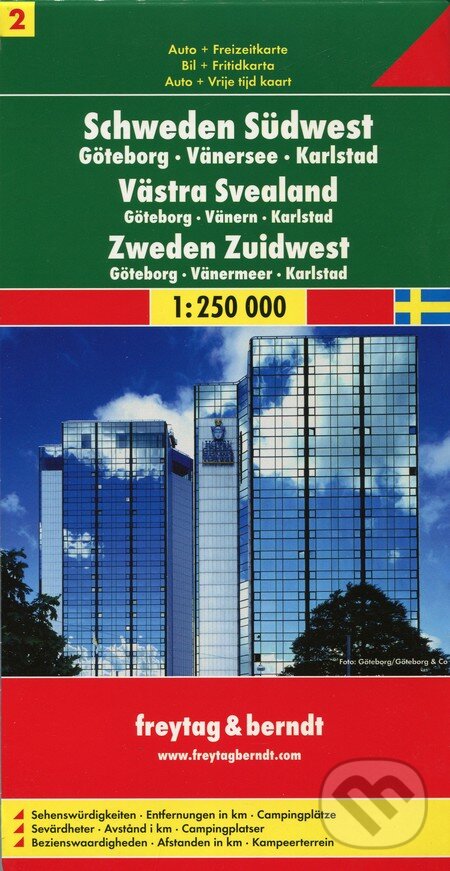 Schweden Südwest 1:250 000 (freytag&berndt). freytag&berndt, 2013 Schweden Südwest 1:250 000 (freytag&berndt). freytag&berndt, 2013