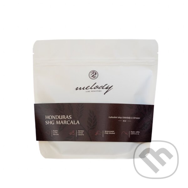 Kávy a čaje: Honduras SHG Marcala (Melody Fine Roastery). Melody Fine Roastery, 2022 Kávy a čaje: Honduras SHG Marcala (Melody Fine Roastery). Melody Fine Roastery, 2022