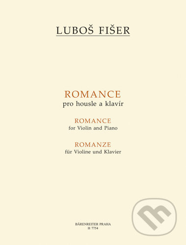 Kniha: Romance (Luboš Fišer). Bärenreiter Praha, 2022 Kniha: Romance (Luboš Fišer). Bärenreiter Praha, 2022