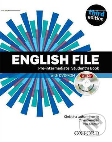 Kniha: New English File: Pre-Intermediate - Student's Book (Christina Latham-Koenig, Clive Oxenden a Paul Seligson). Oxford University Press, 2014 Kniha: New English File: Pre-Intermediate - Student's Book (Christina Latham-Koenig, Clive Oxenden a Paul Seligson). Oxford University Press, 2014