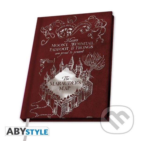 Harry Potter Zápisník A5 - Záškodnícka mapa (ABYstyle). ABYstyle, 2022 Harry Potter Zápisník A5 - Záškodnícka mapa (ABYstyle). ABYstyle, 2022