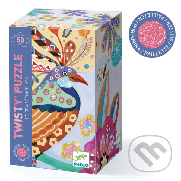 Puzzle: Magické Wizzy Puzzle: Trblietavý vták (Djeco). Djeco, 2022 Puzzle: Magické Wizzy Puzzle: Trblietavý vták (Djeco). Djeco, 2022