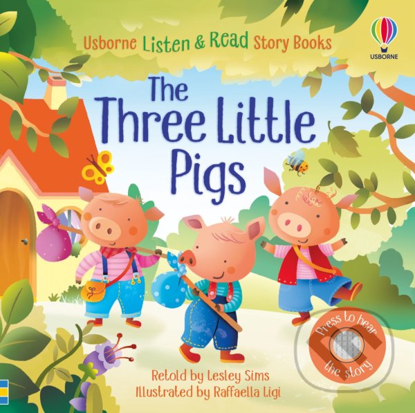 Kniha: The Three Little Pigs (Lesley Sims). Usborne, 2022 Kniha: The Three Little Pigs (Lesley Sims). Usborne, 2022
