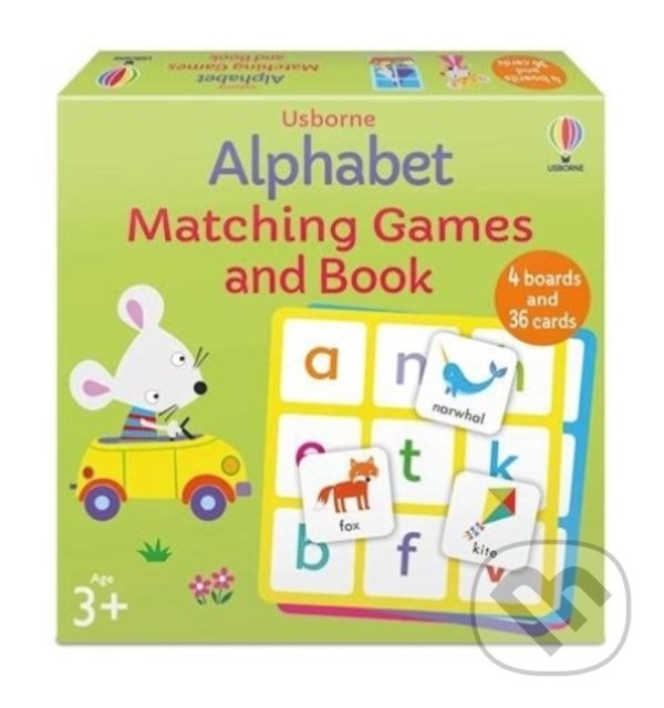 Kniha: Alphabet Matching Games and Book (Kate Nolan). Usborne, 2022 Kniha: Alphabet Matching Games and Book (Kate Nolan). Usborne, 2022