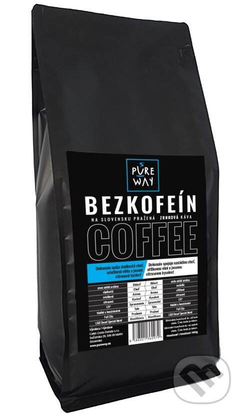 Kávy a čaje: Bezkofeín (Pure Way). Pure Way Kávy a čaje: Bezkofeín (Pure Way). Pure Way