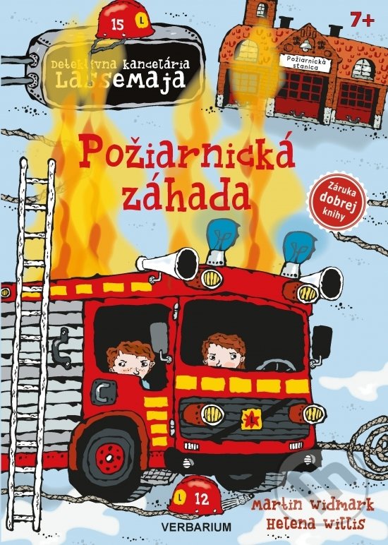 Kniha: Požiarnická záhada (Martin Widmark). Verbarium, 2022 Kniha: Požiarnická záhada (Martin Widmark). Verbarium, 2022