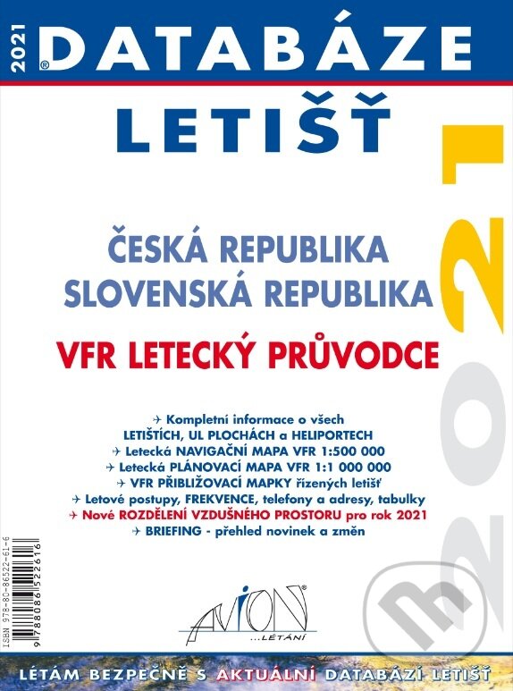 Kniha: Databáze letišť 2021 (Avion). Avion, 2021 Kniha: Databáze letišť 2021 (Avion). Avion, 2021