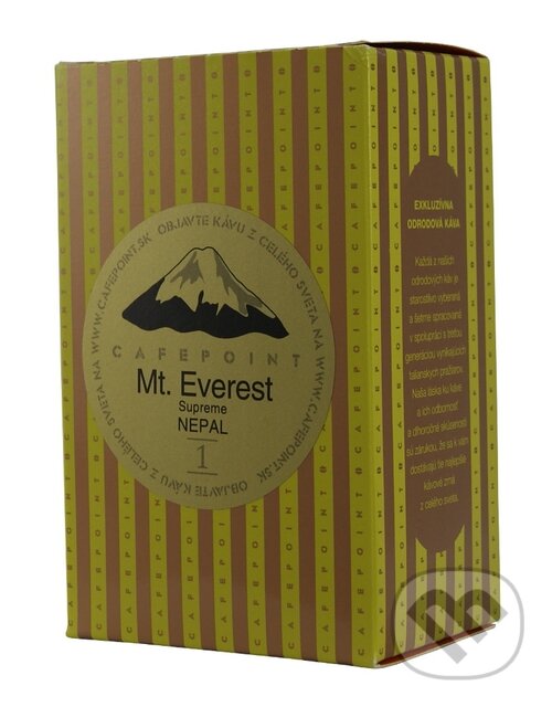 Kávy a čaje: Nepal Mt. Everest Suprome (Cafepoint). Cafepoint, 2013 Kávy a čaje: Nepal Mt. Everest Suprome (Cafepoint). Cafepoint, 2013
