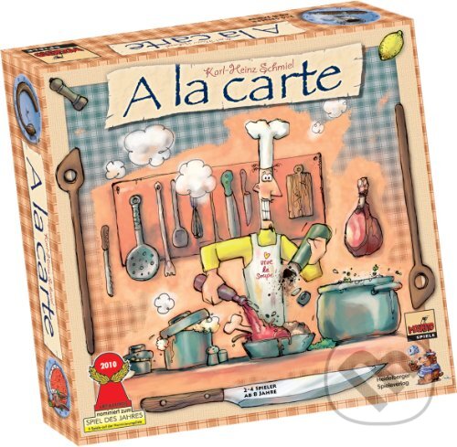 Spoločenská hra: A la carte (Karl-Heinz Schmiel). Heidelberger Spieleverlag, 2013 Spoločenská hra: A la carte (Karl-Heinz Schmiel). Heidelberger Spieleverlag, 2013
