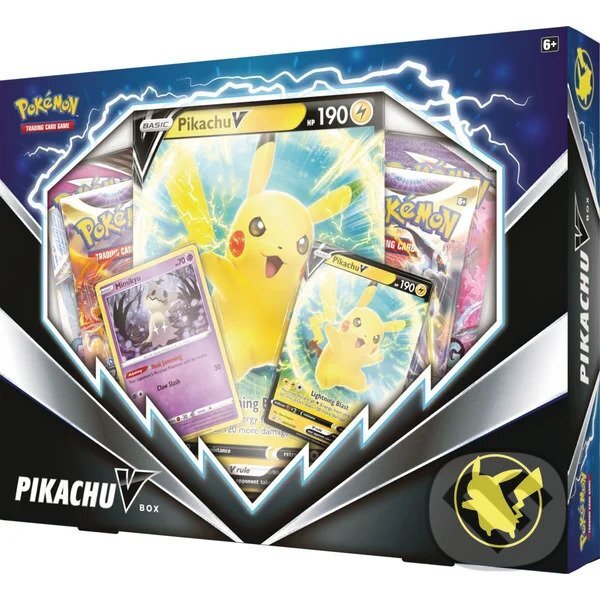 Společenská hra: Pokemon TCG: Pikachu V Box (Pokemon). Pokemon, 2022 Společenská hra: Pokemon TCG: Pikachu V Box (Pokemon). Pokemon, 2022