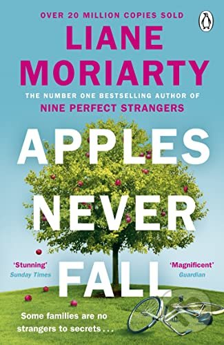 Kniha: Apples Never Fall (Liane Moriarty). Penguin Books, 2022 Kniha: Apples Never Fall (Liane Moriarty). Penguin Books, 2022