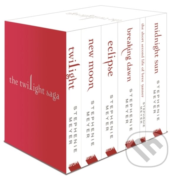Kniha: Twilight Saga 6 Book Set (White Cover) (Stephenie Meyer). Atom, 2022 Kniha: Twilight Saga 6 Book Set (White Cover) (Stephenie Meyer). Atom, 2022
