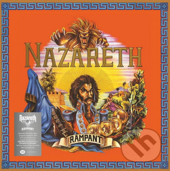 Hudební CD: Nazareth: Rampant LP (Hudobné albumy). Hudobné albumy, 2022 Hudební CD: Nazareth: Rampant LP (Hudobné albumy). Hudobné albumy, 2022