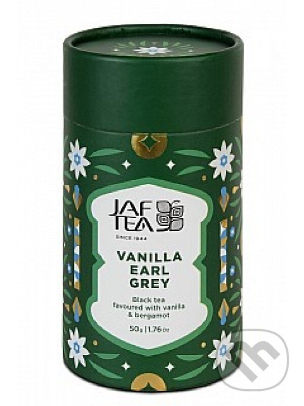 Kávy a čaje: 2624 JAFTEA Vanilla Earl Grey papír 50g (Liran). Liran, 2022 Kávy a čaje: 2624 JAFTEA Vanilla Earl Grey papír 50g (Liran). Liran, 2022