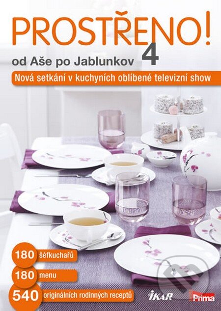 Kniha: Prostřeno! Od Aše po Jablunkov 4 (Ikar CZ). Ikar CZ, 2013 Kniha: Prostřeno! Od Aše po Jablunkov 4 (Ikar CZ). Ikar CZ, 2013