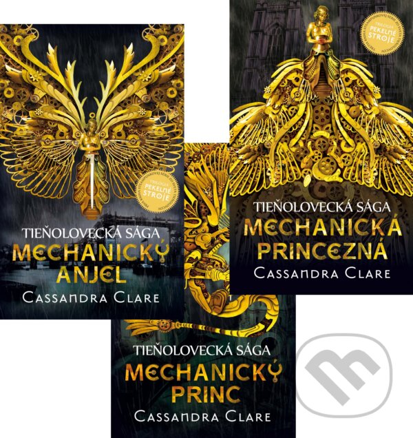 Kniha: Pekelné stroje 1 - 3 (Kolekcia troch dielov) (Cassandra Clare). Slovart, 2013 Kniha: Pekelné stroje 1 - 3 (Kolekcia troch dielov) (Cassandra Clare). Slovart, 2013