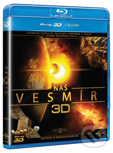 Film: Náš vesmír 3D (Kalle Max Hofmann) (Blu-ray). Bonton Film, 2013 Film: Náš vesmír 3D (Kalle Max Hofmann) (Blu-ray). Bonton Film, 2013